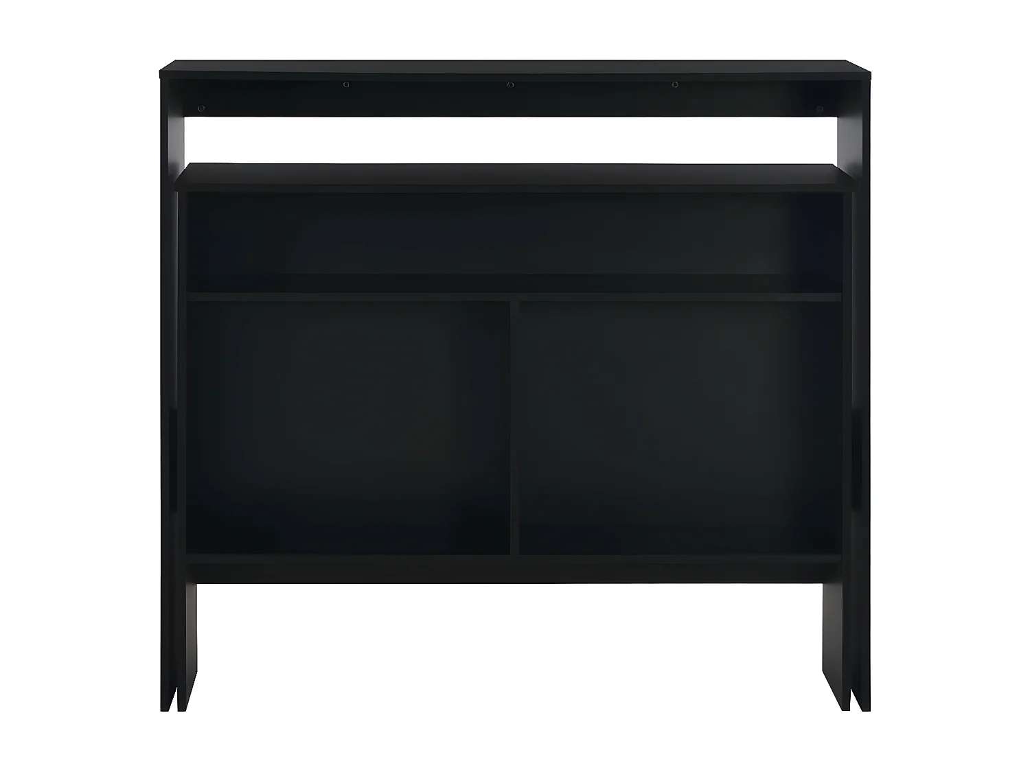 Meuble de bar noir Keo 130