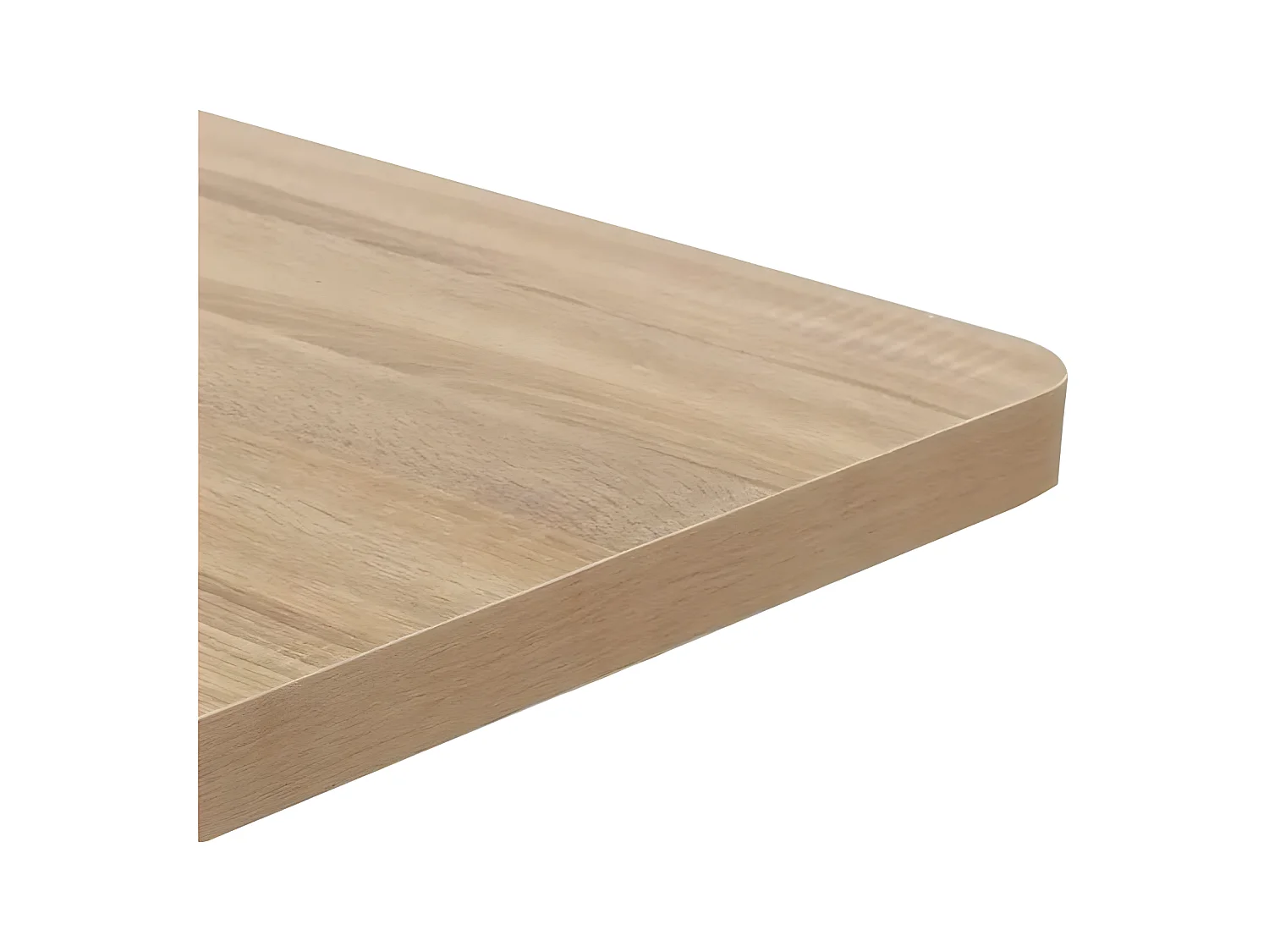 Table de bar carrée bois clair et pied métal noir Kalas 50cm