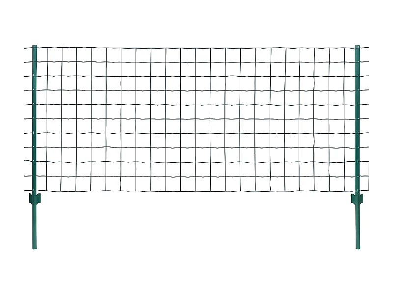 Clôture Euro Acier 20x1,5 m Vert
