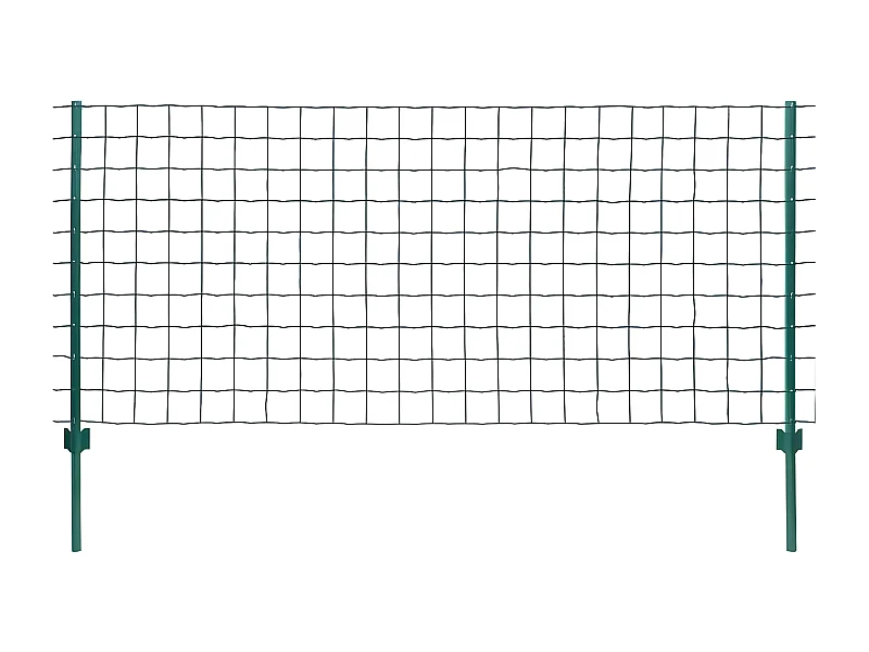 Clôture Euro Acier 20x1 m Vert