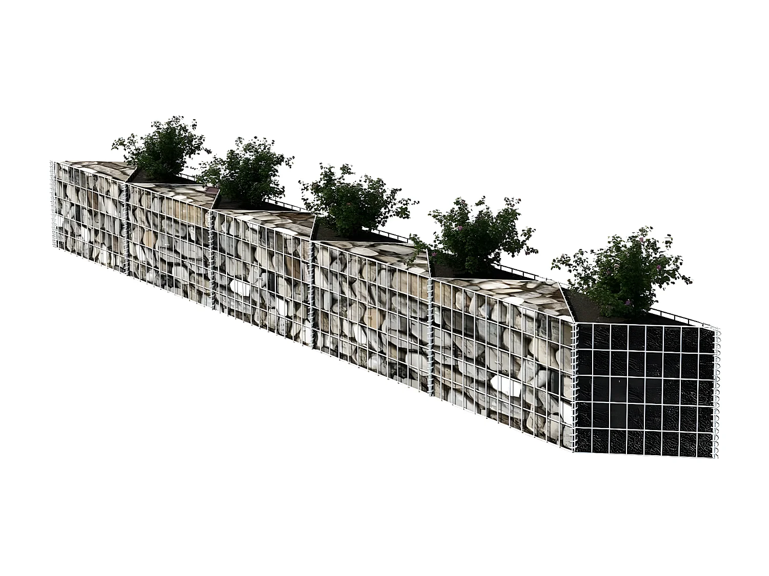 Panier de gabion Acier galvanisé 300x30x50
