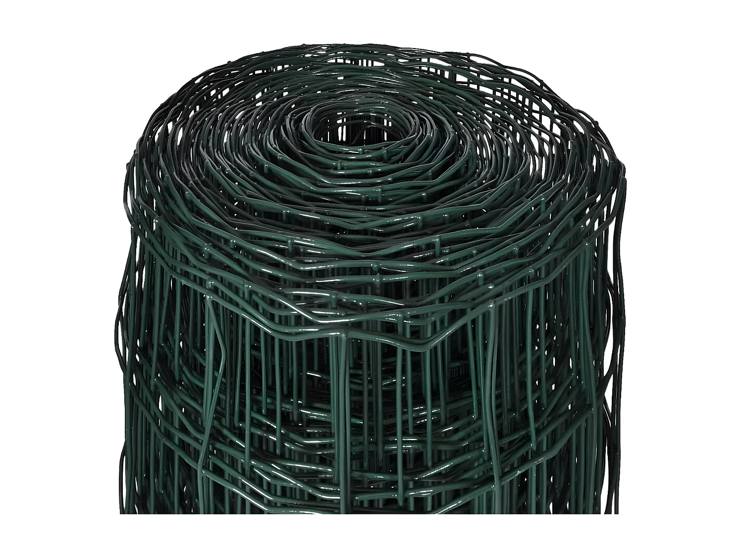 Clôture Euro Acier 25 x 1,7 m Vert 4