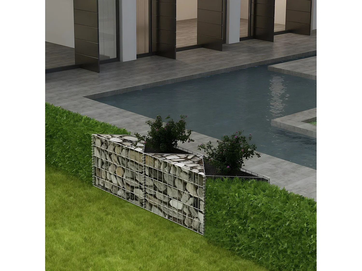 Panier de gabion Acier galvanisé 120x30x50