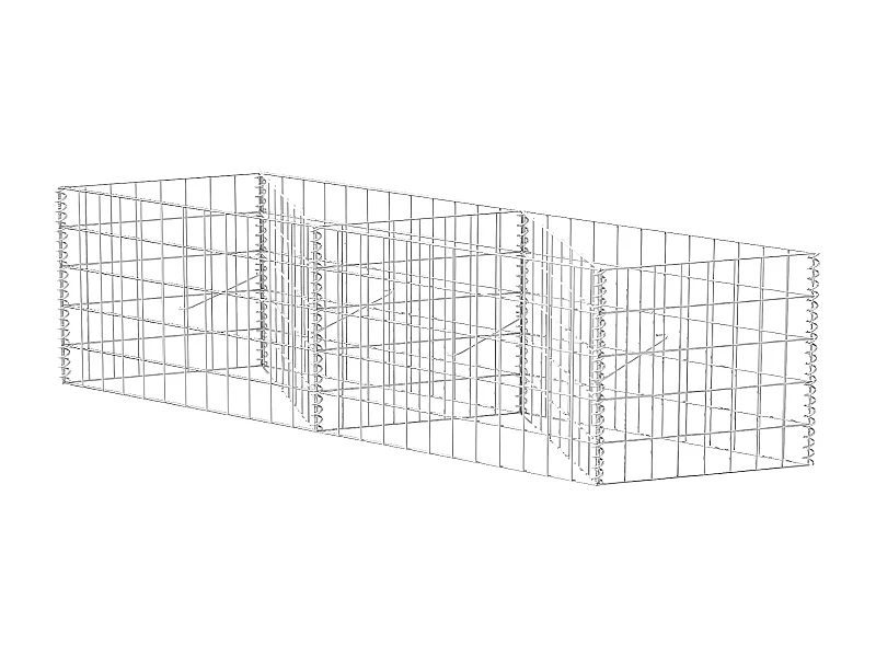 Panier de gabion Acier galvanisé 120x30x50