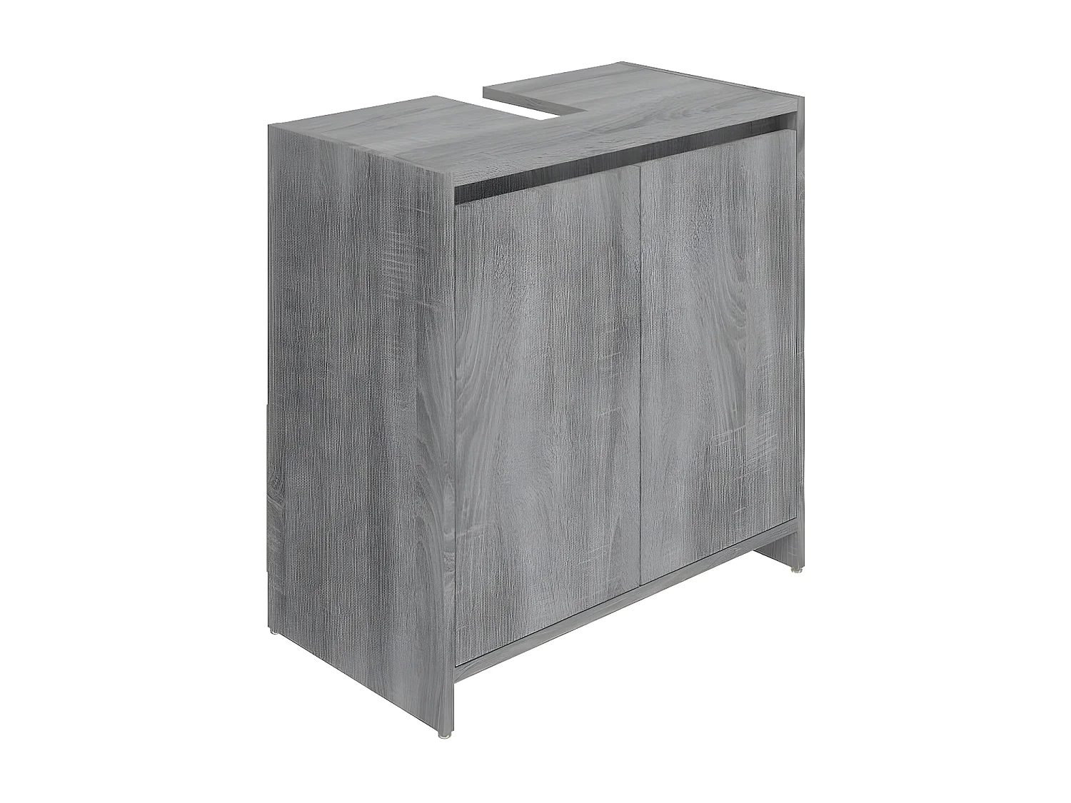 Armoire de bain Sonoma gris 60x33x61 Bois d'ingénierie