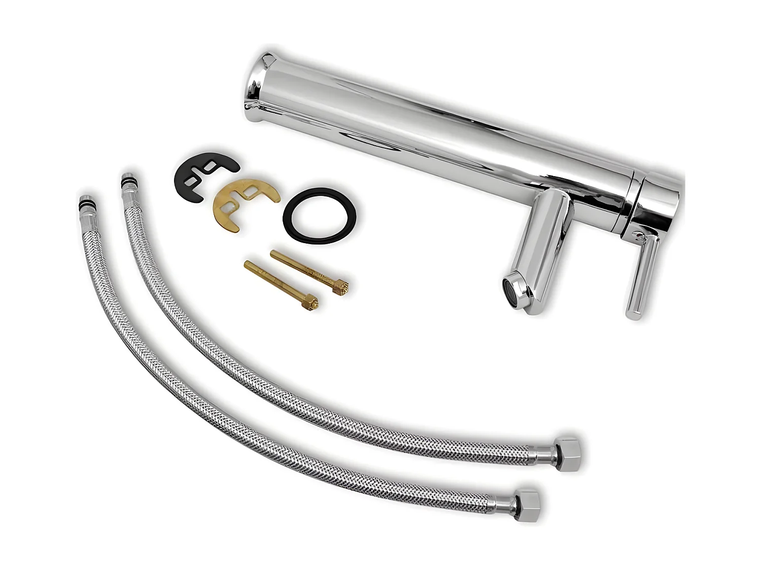 Meuble de salle de bain 17 pièces bois laqué noir Val