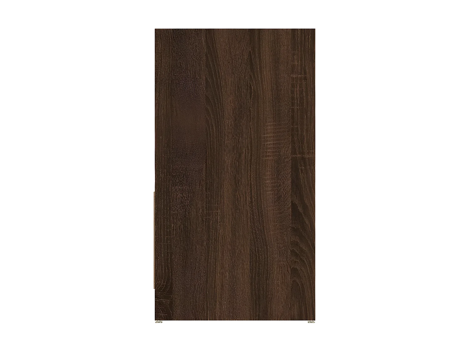 Badkamerkast 60x33x61 cm bewerkt hout bruin eikenkleur