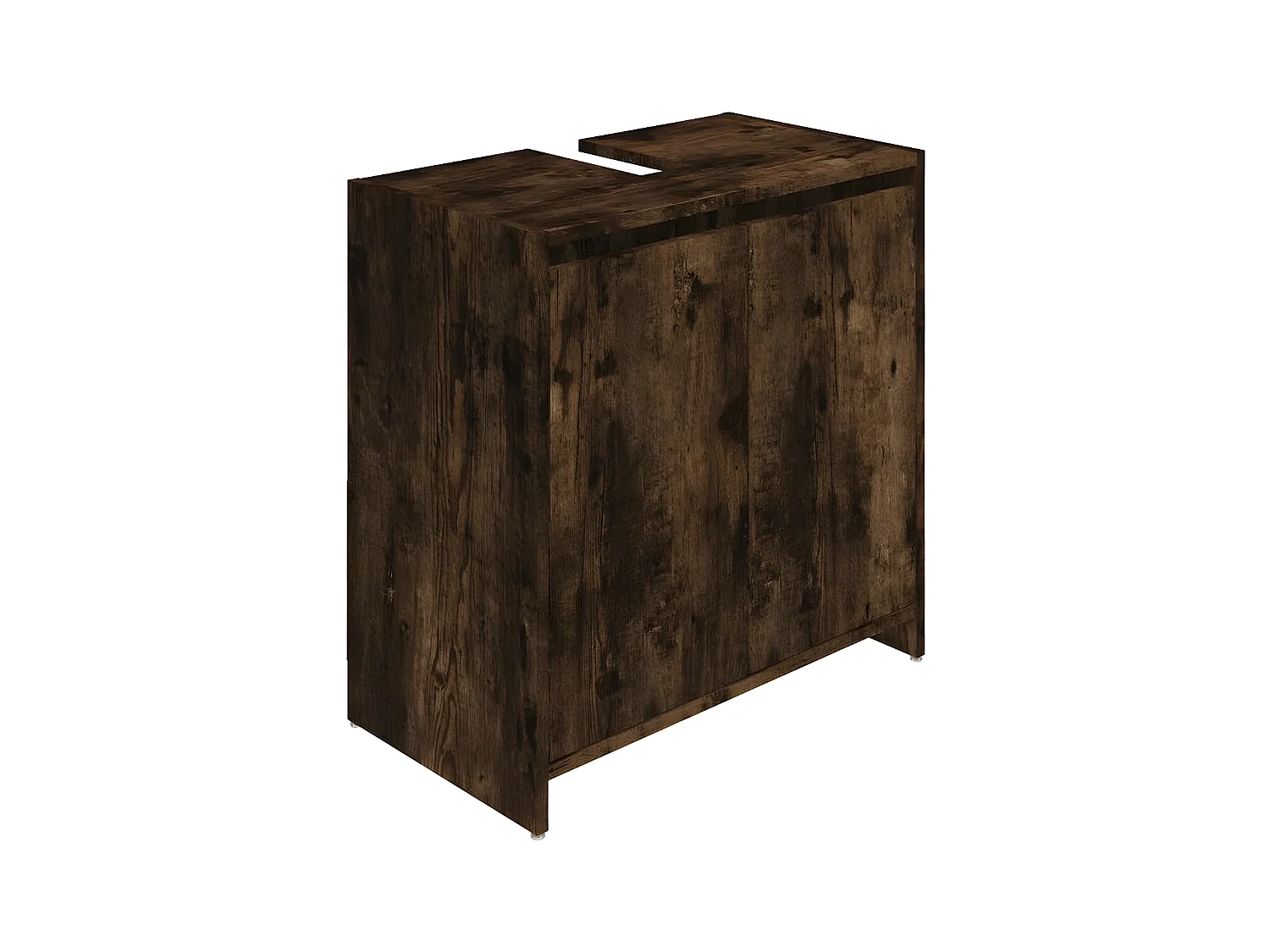 Armoire de bain Chêne fumé 60x33x61 Bois d'ingénierie