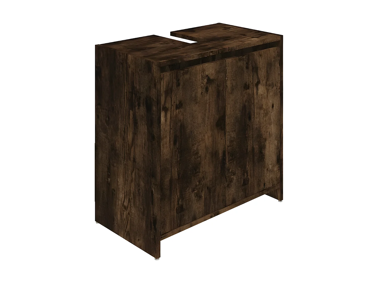 Armoire de bain Chêne fumé 60x33x61 Bois d'ingénierie