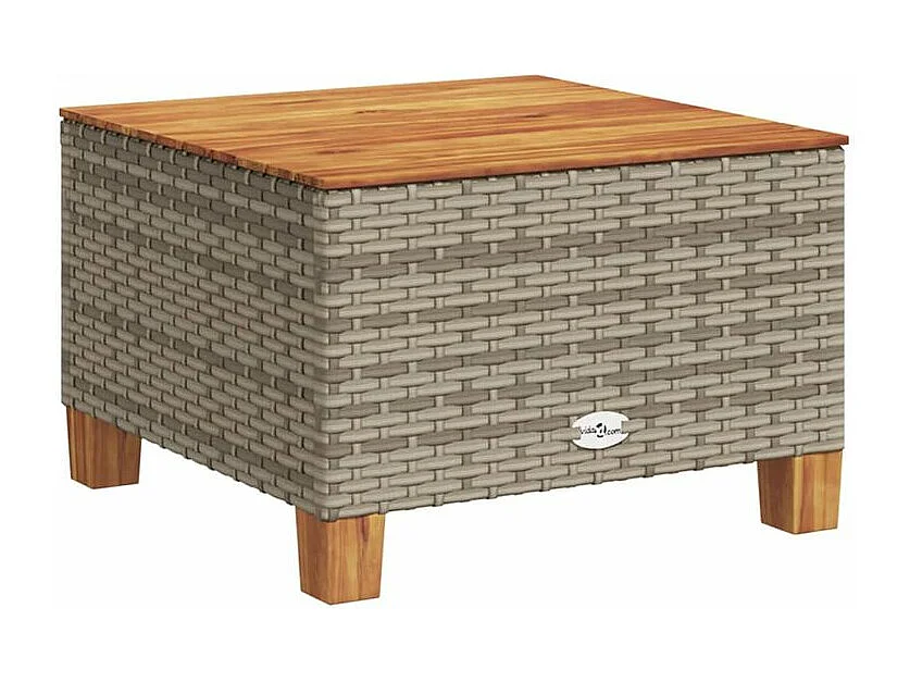 Salon de jardin 6 pcs avec coussins gris résine tressée