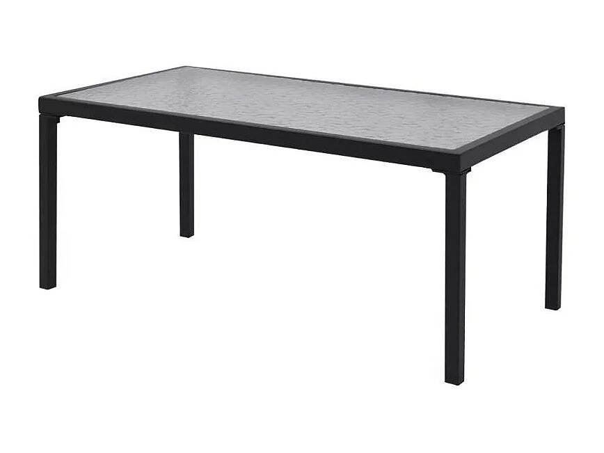 Salon de jardin 1 banc métal noir Groove