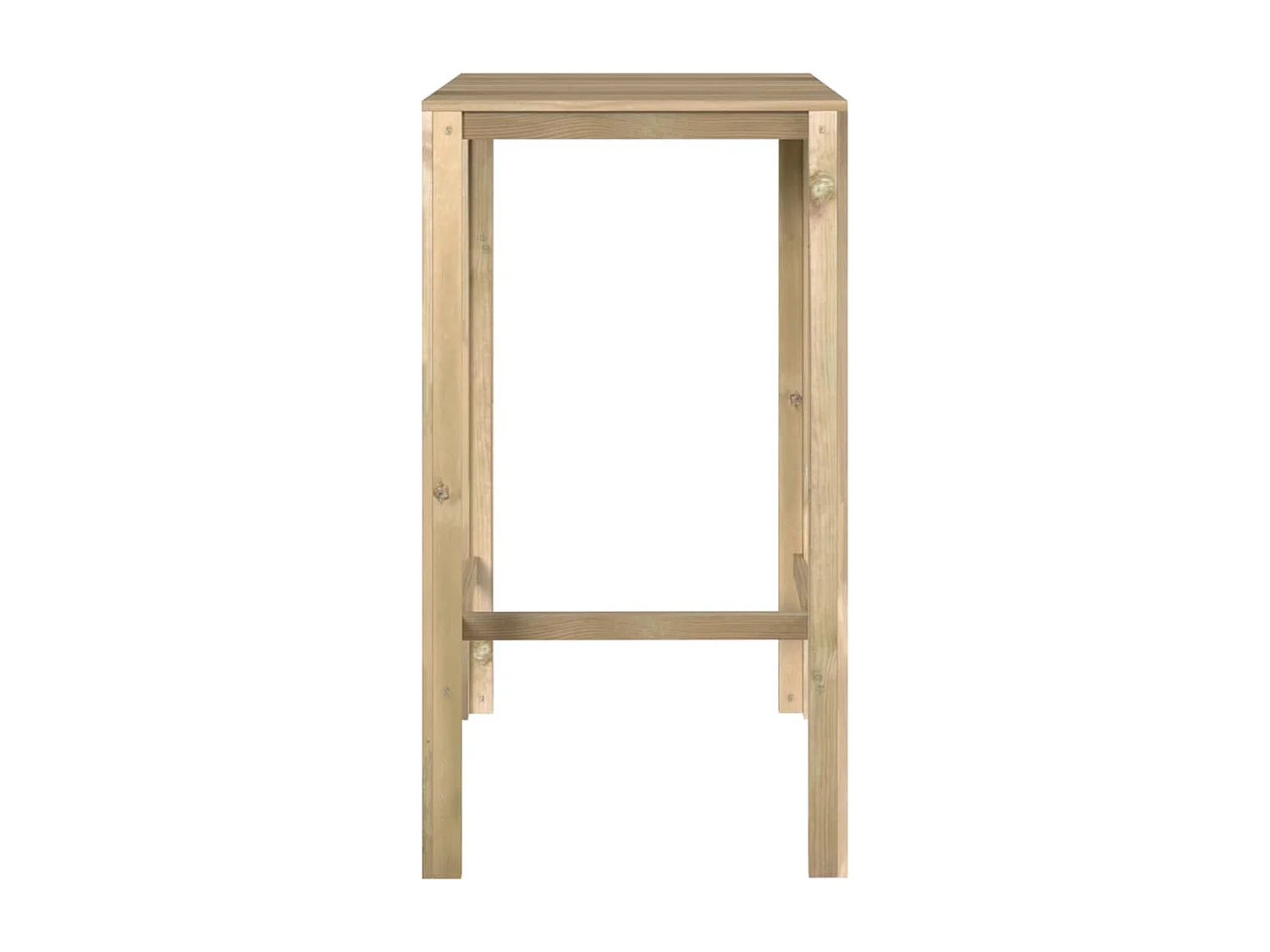 Table de bar 60x60x110 Bois de pin imprégné