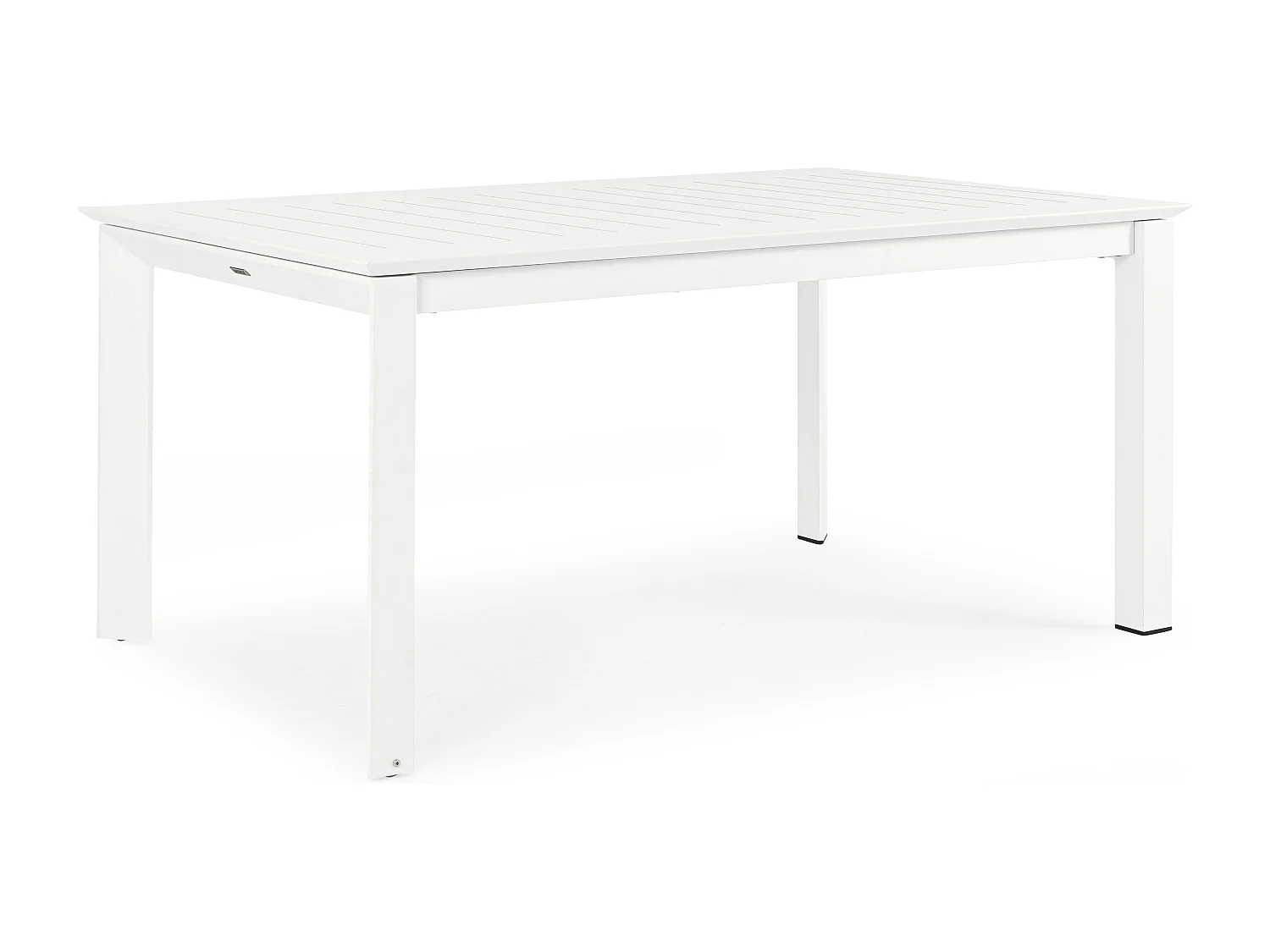Table extensible de jardin rectangulaire aluminium blanc Koni 160-240cm