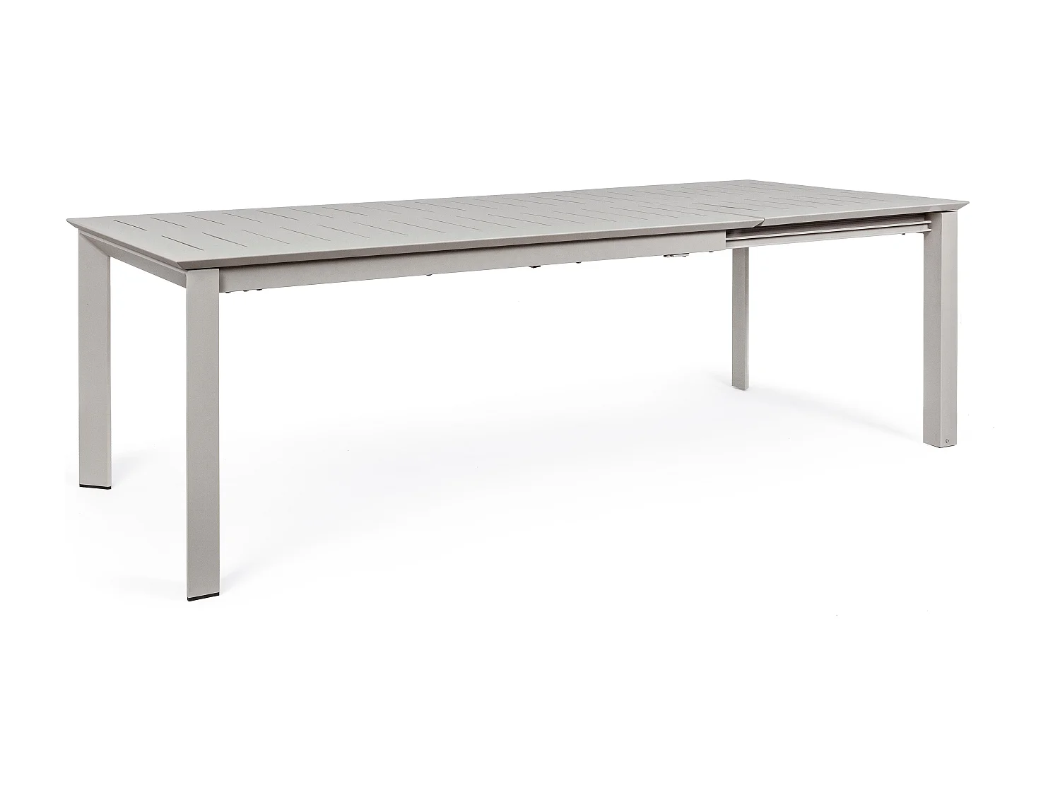 Table extensible de jardin aluminium gris Koni L 160-240cm