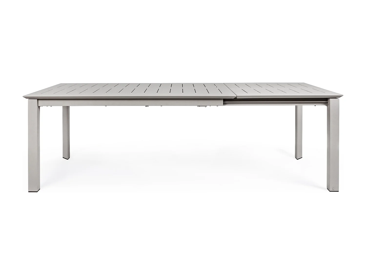 Table extensible de jardin aluminium gris Koni L 160-240cm