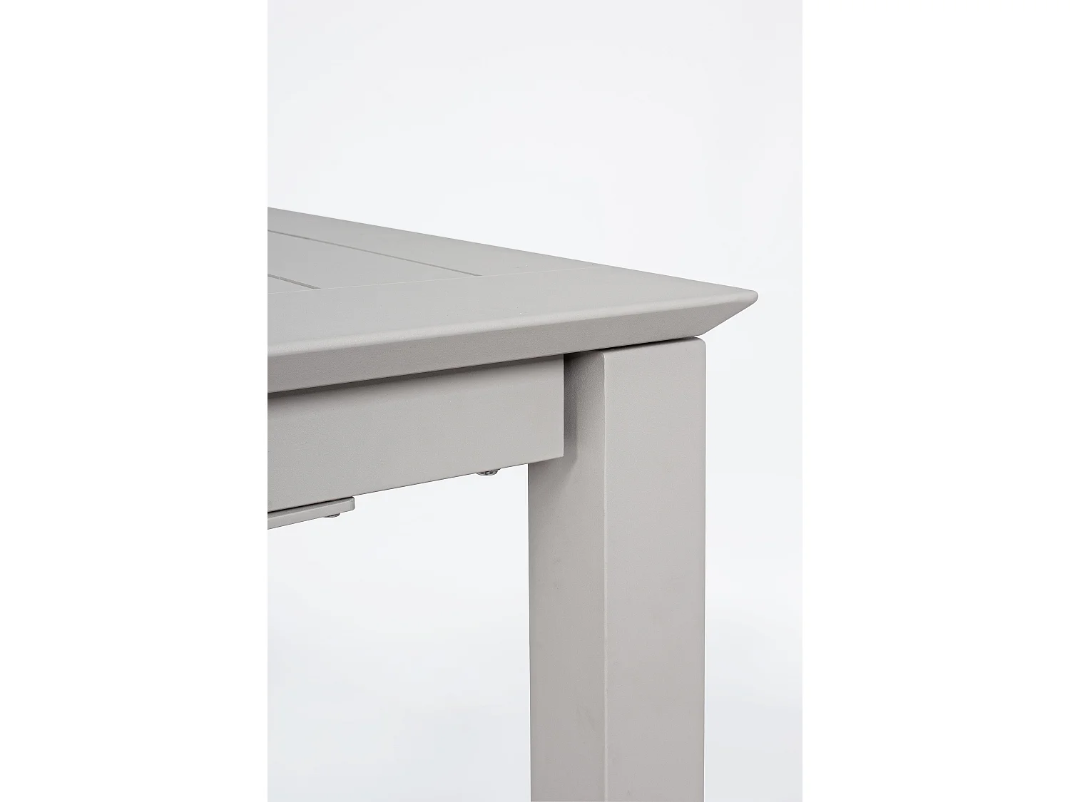 Table extensible de jardin aluminium gris Koni L 160-240cm