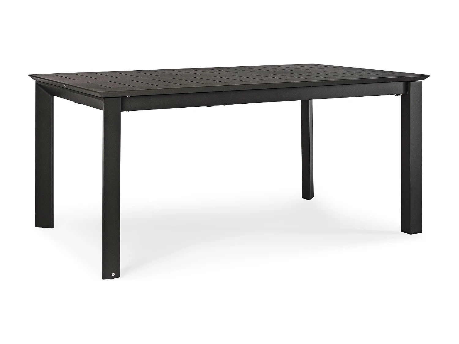 Table extensible de jardin rectangulaire en aluminium anthracite Koni 160-240cm