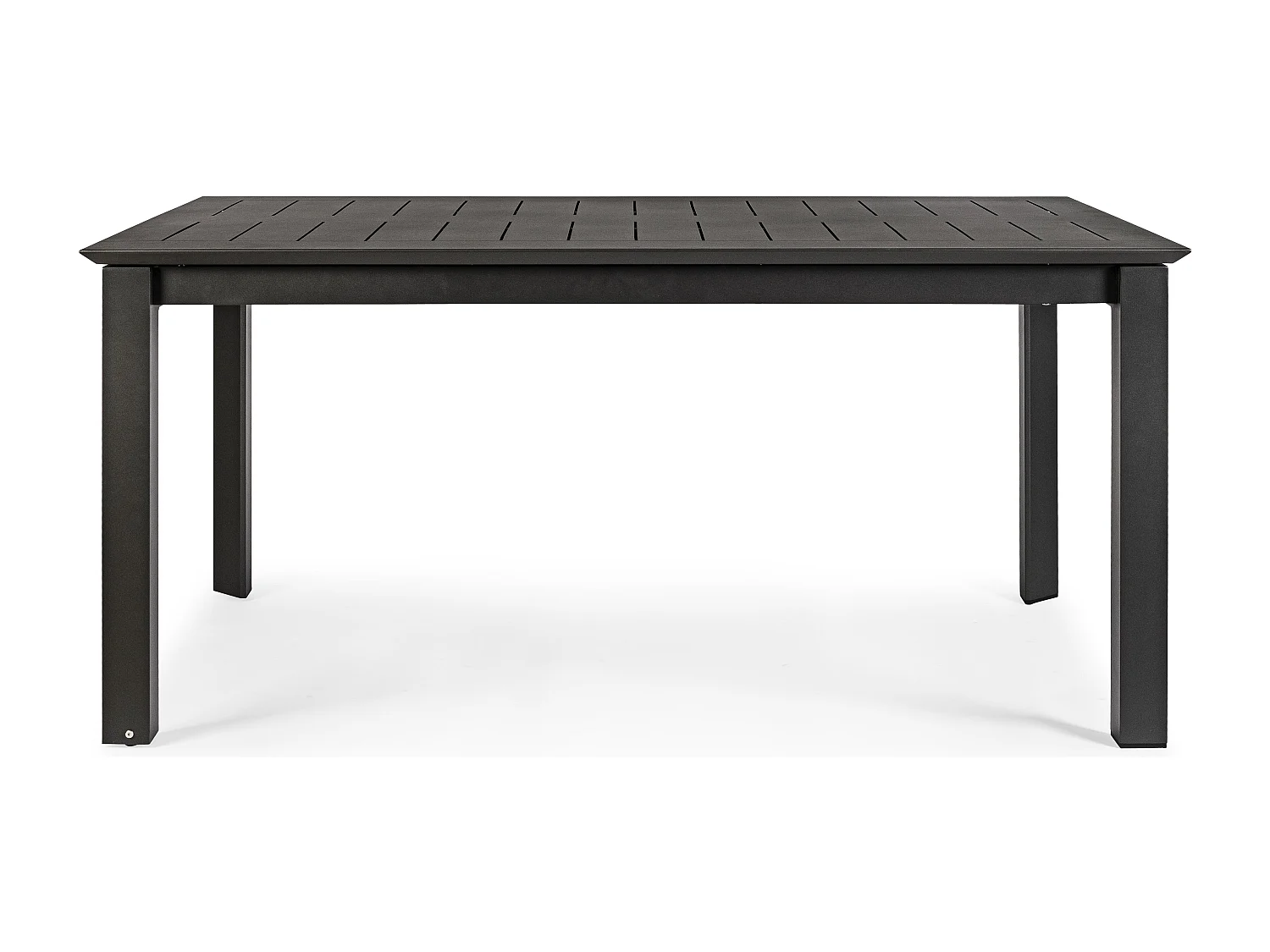 Table extensible de jardin rectangulaire en aluminium anthracite Koni 160-240cm