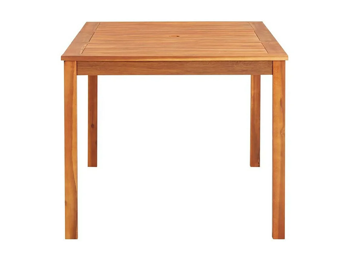 Table de jardin acacia massif clair Lilis 150cm