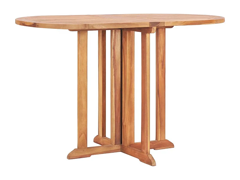 Table pliable de jardin papillon 120x70x75 Bois teck solide