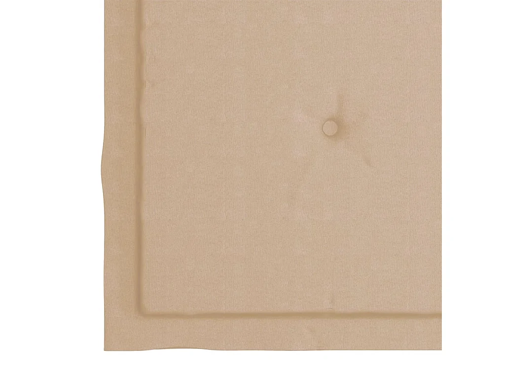 Chaises de jardin 2 pcs avec coussins beige Bois de teck massif 9