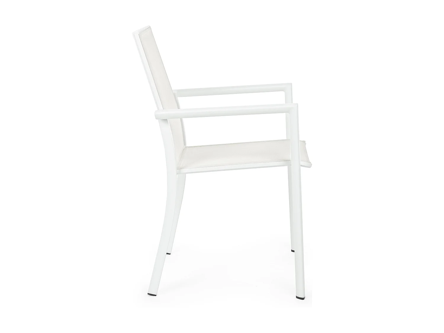 Fauteuil de jardin en aluminium blanc Koni - Lot de 4