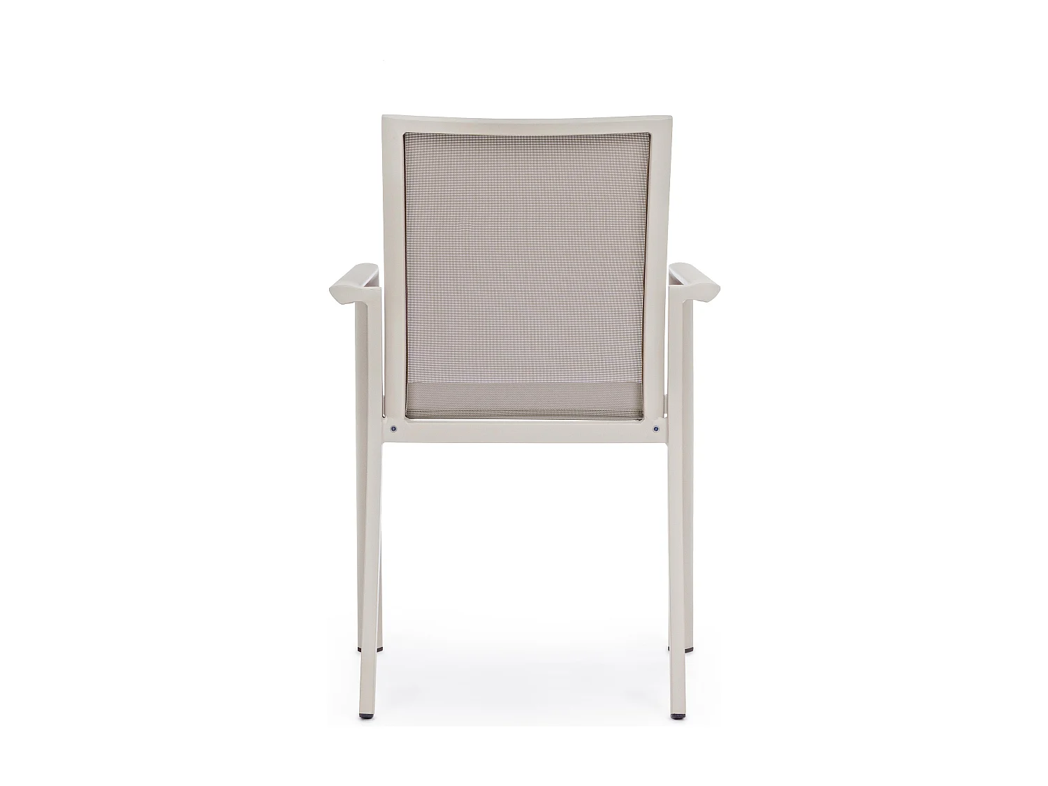 Fauteuil de jardin en aluminium gris taupe Koni - Lot de 4