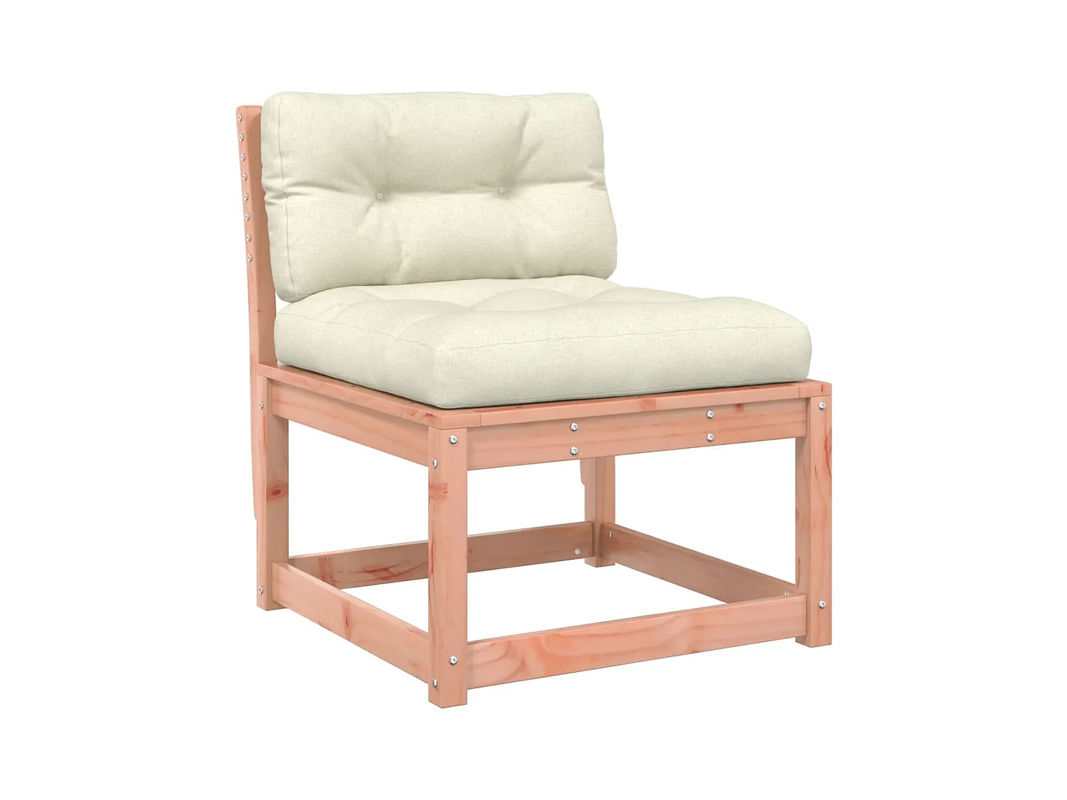 Canapés de jardin avec coussins 2pcs bois massif douglas