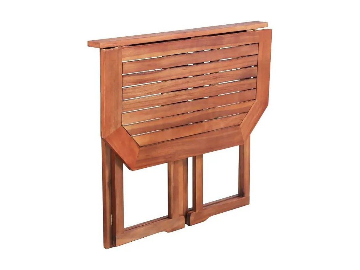Table rectangulaire et banc d'angle de jardin acacia clair Polina