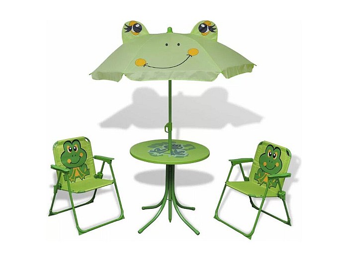 Chaises De Jardin Pour Enfants 2 Pcs Vert Tissu - Pwshymi - J14894 - Jardin