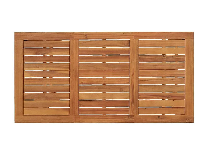 Ensemble de bar de jardin 5 pcs gris bois massif acacia rotin