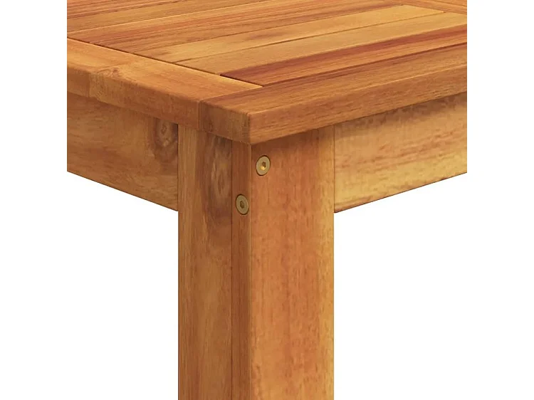 Ensemble de bar de jardin 5 pcs gris bois massif acacia rotin