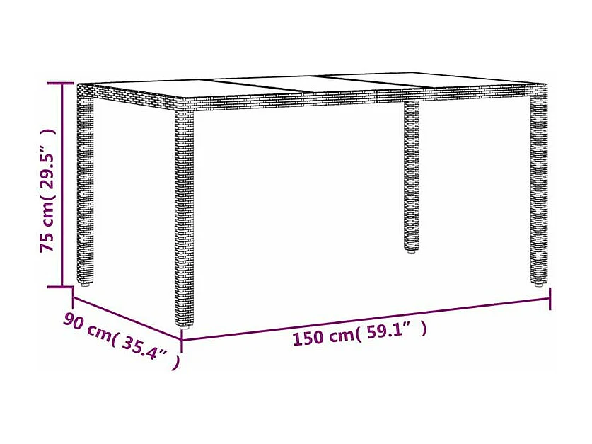 Ensemble à manger de jardin et coussins 5 pcs noir rotin verre