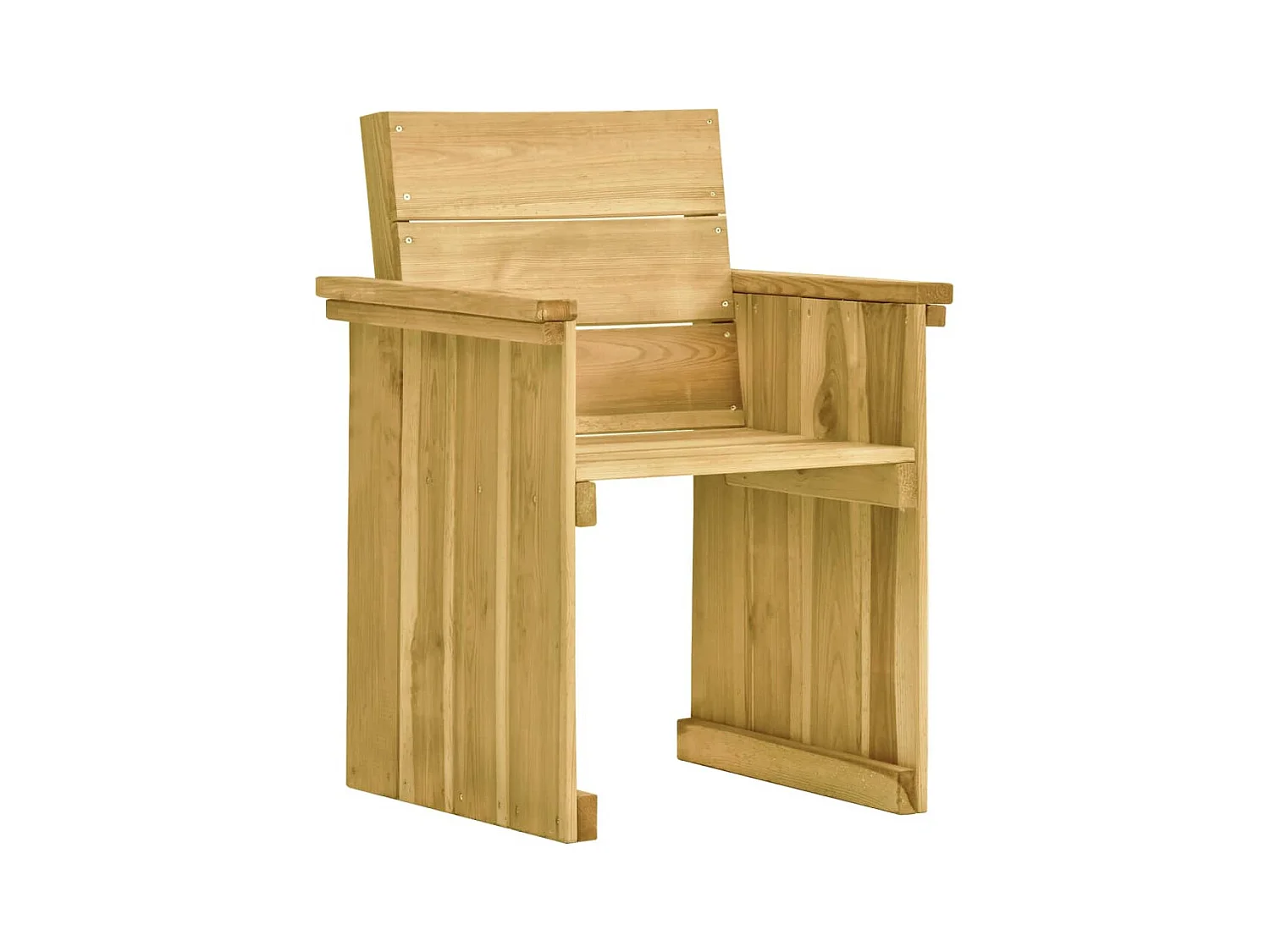Mobilier à dîner de jardin 7 pcs avec coussins Pin imprégné 3