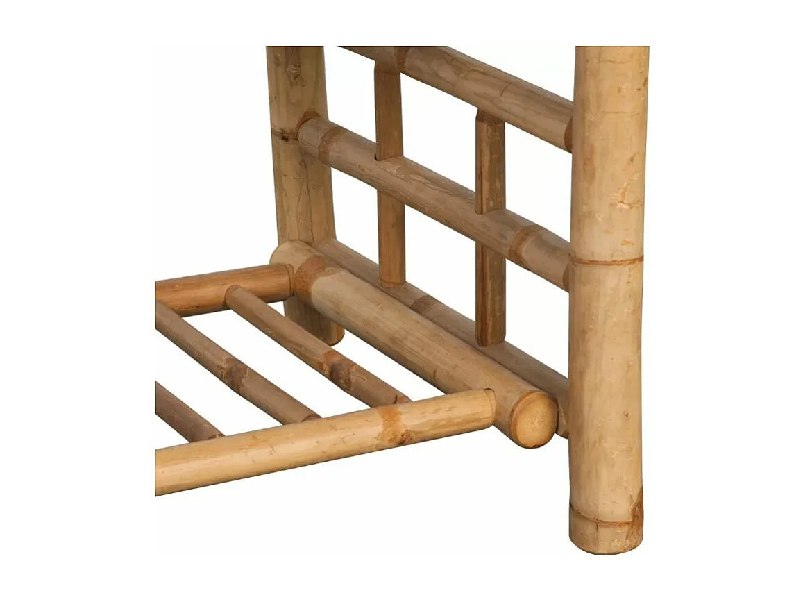 Table basse rectangulaire bambou clair Kyca