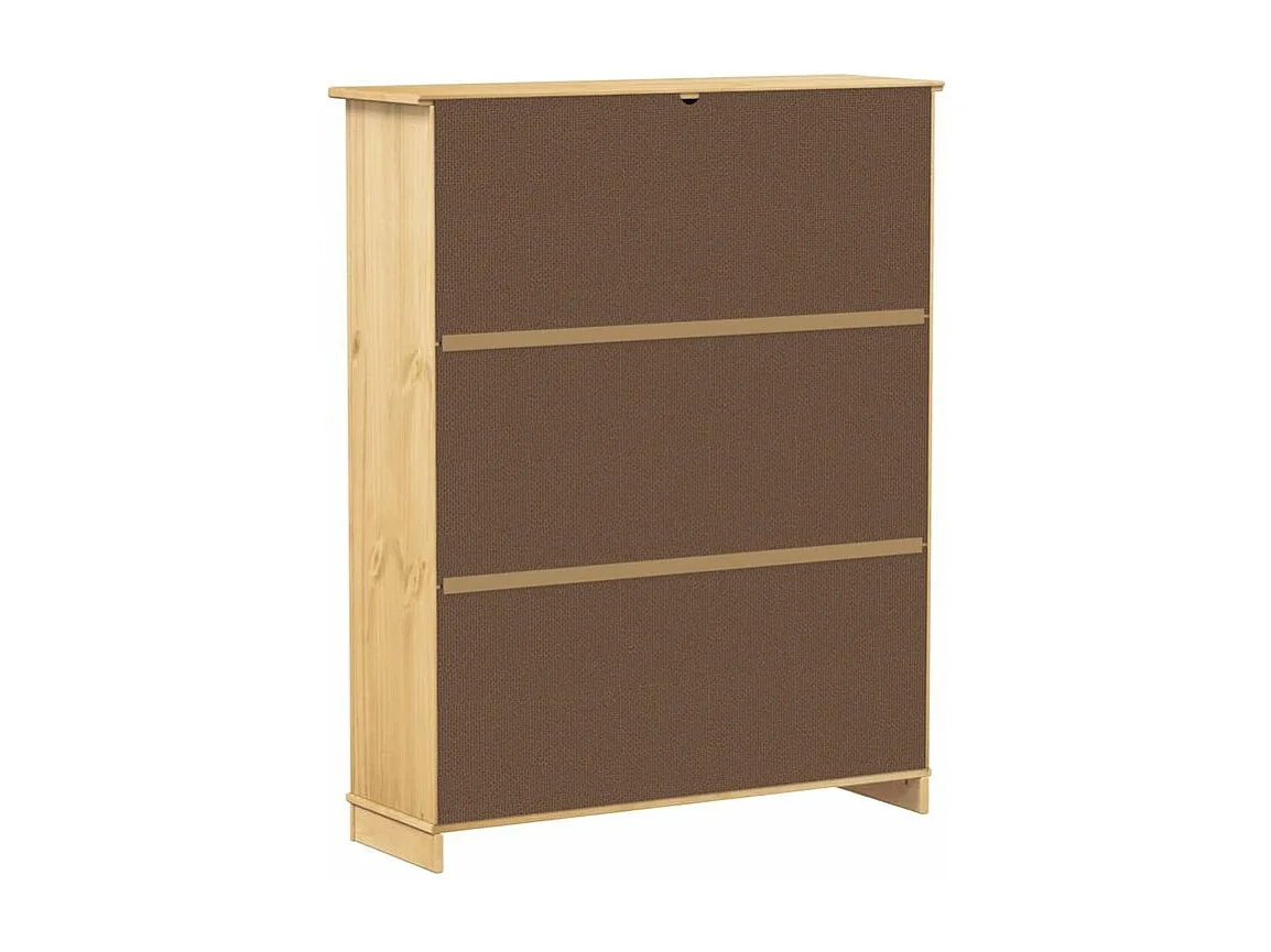 Armoire à chaussures Corona 99x32x124,5 bois de pin massif