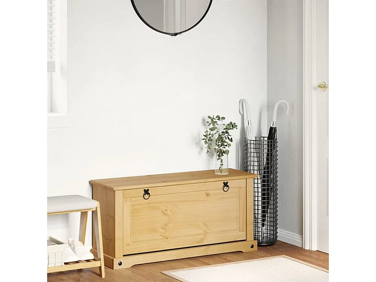 Armoire à chaussures Corona 99x32x47 bois de pin massif