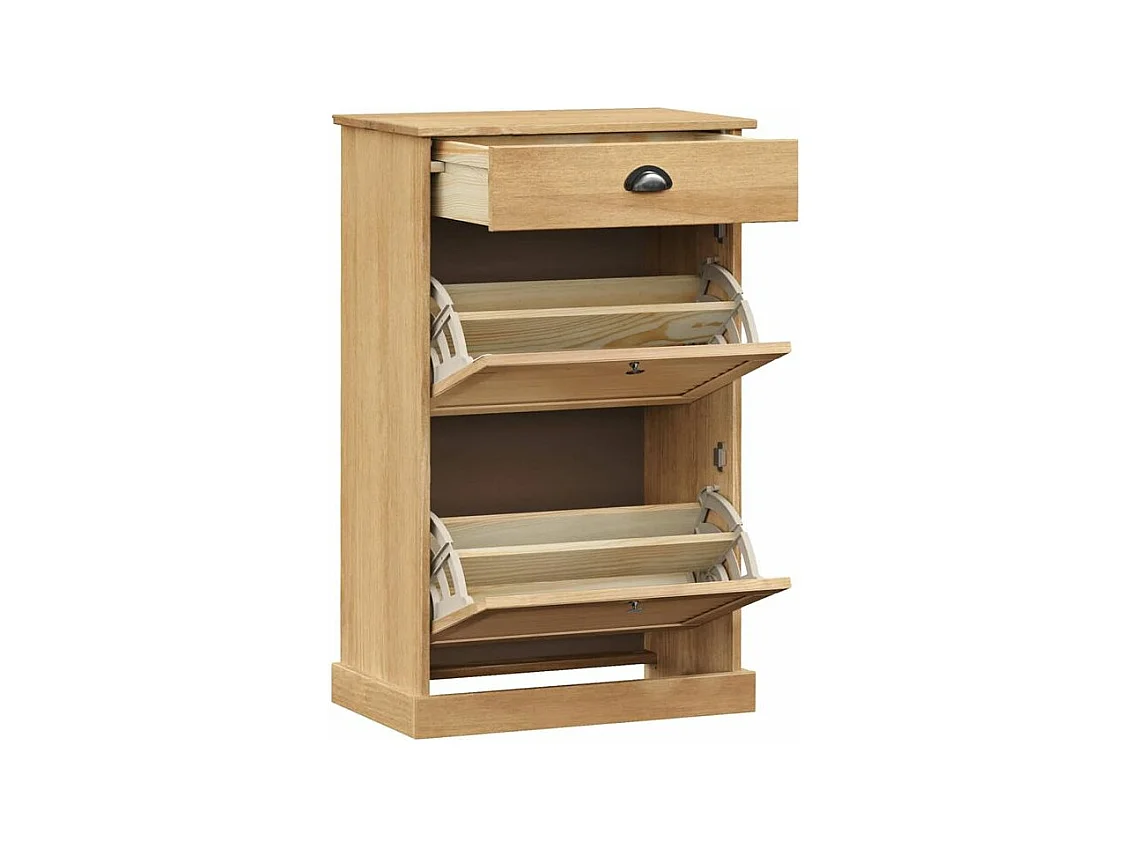Armoire à chaussures VIGO 60x35x96 bois massif de pin