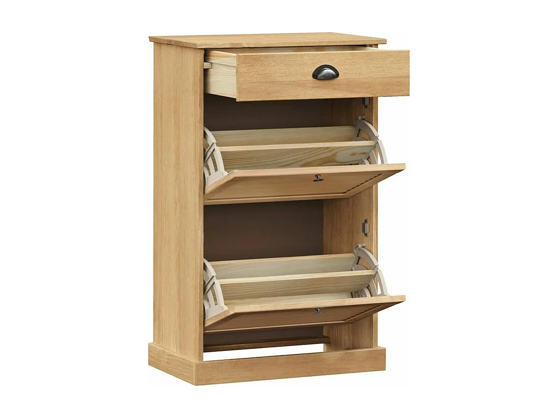Armoire à chaussures VIGO 60x35x96 bois massif de pin