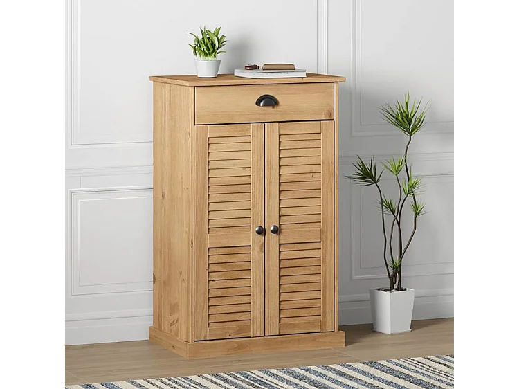 Armoire à chaussures VIGO 60x35x96 bois massif de pin