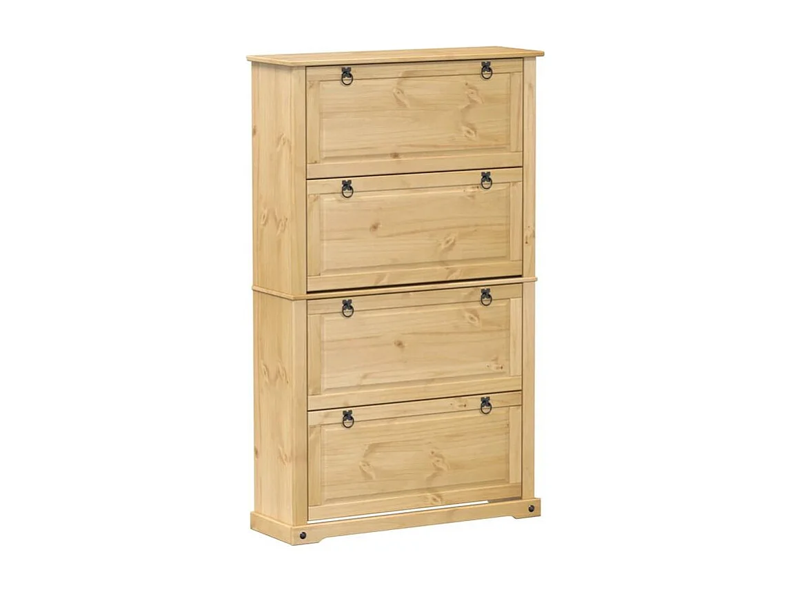 Armoire à chaussures Corona 99x32x163,5 bois de pin massif
