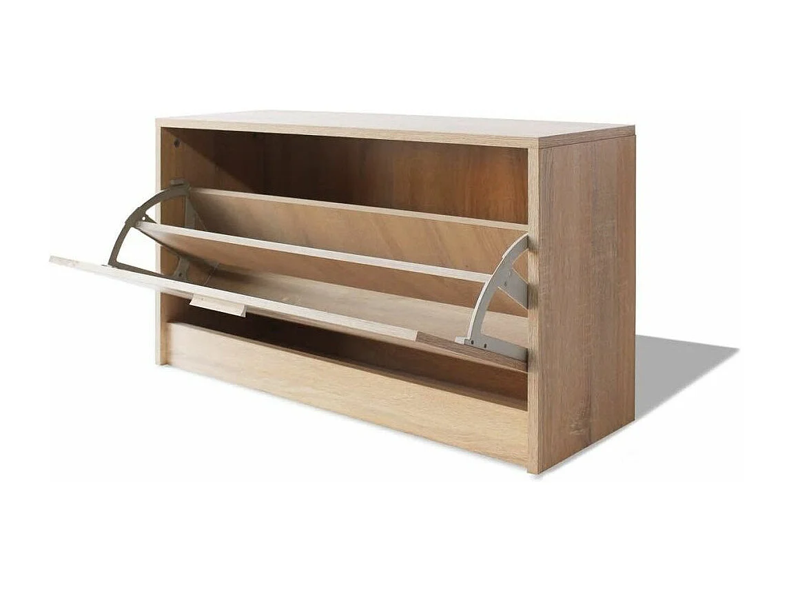Banc à chaussures 80 x 24x45 Chêne