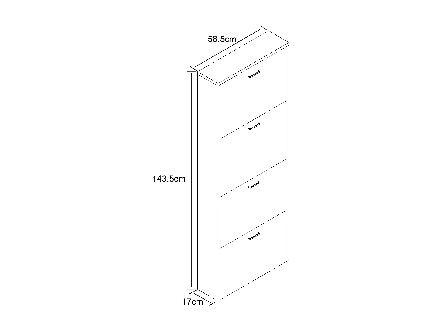 Schoenenkast schoenkipper serie Sulos L