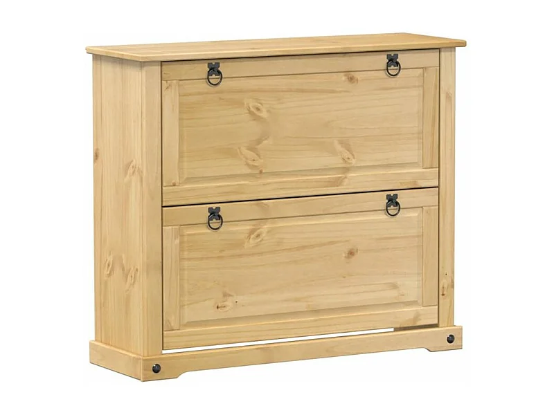 Armoire à chaussures Corona 99x32x85 bois de pin massif