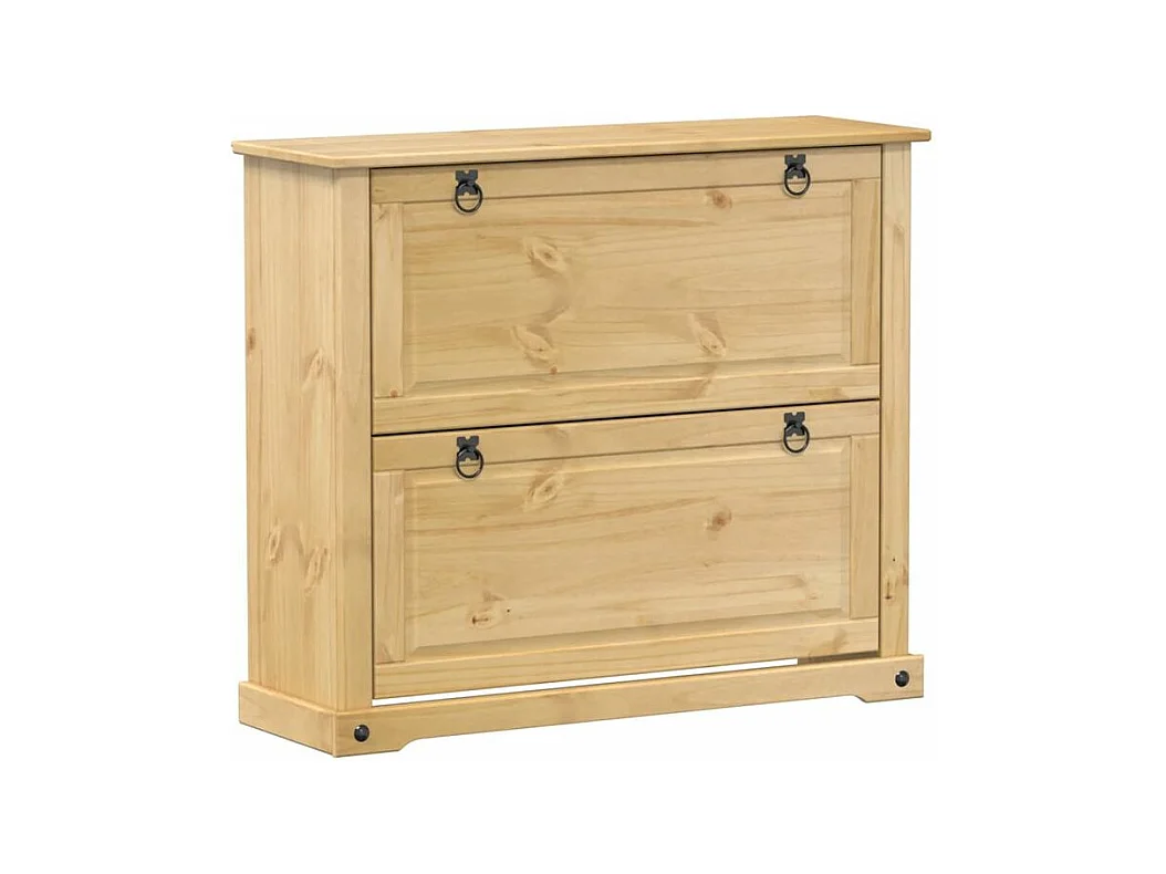 Armoire à chaussures Corona 99x32x85 bois de pin massif