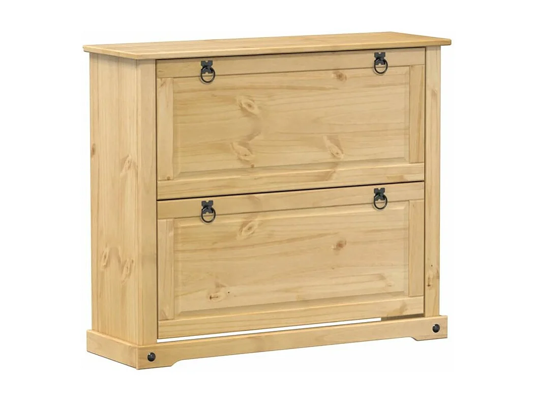 Armoire à chaussures Corona 99x32x85 bois de pin massif