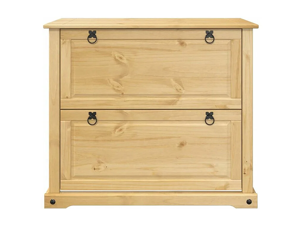 Armoire à chaussures Corona 99x32x85 bois de pin massif