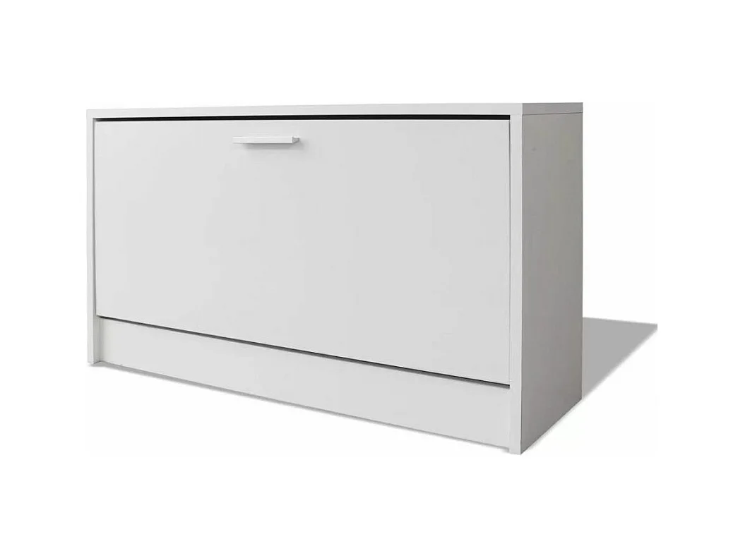 Banc à chaussures 80 x 24x45 Blanc