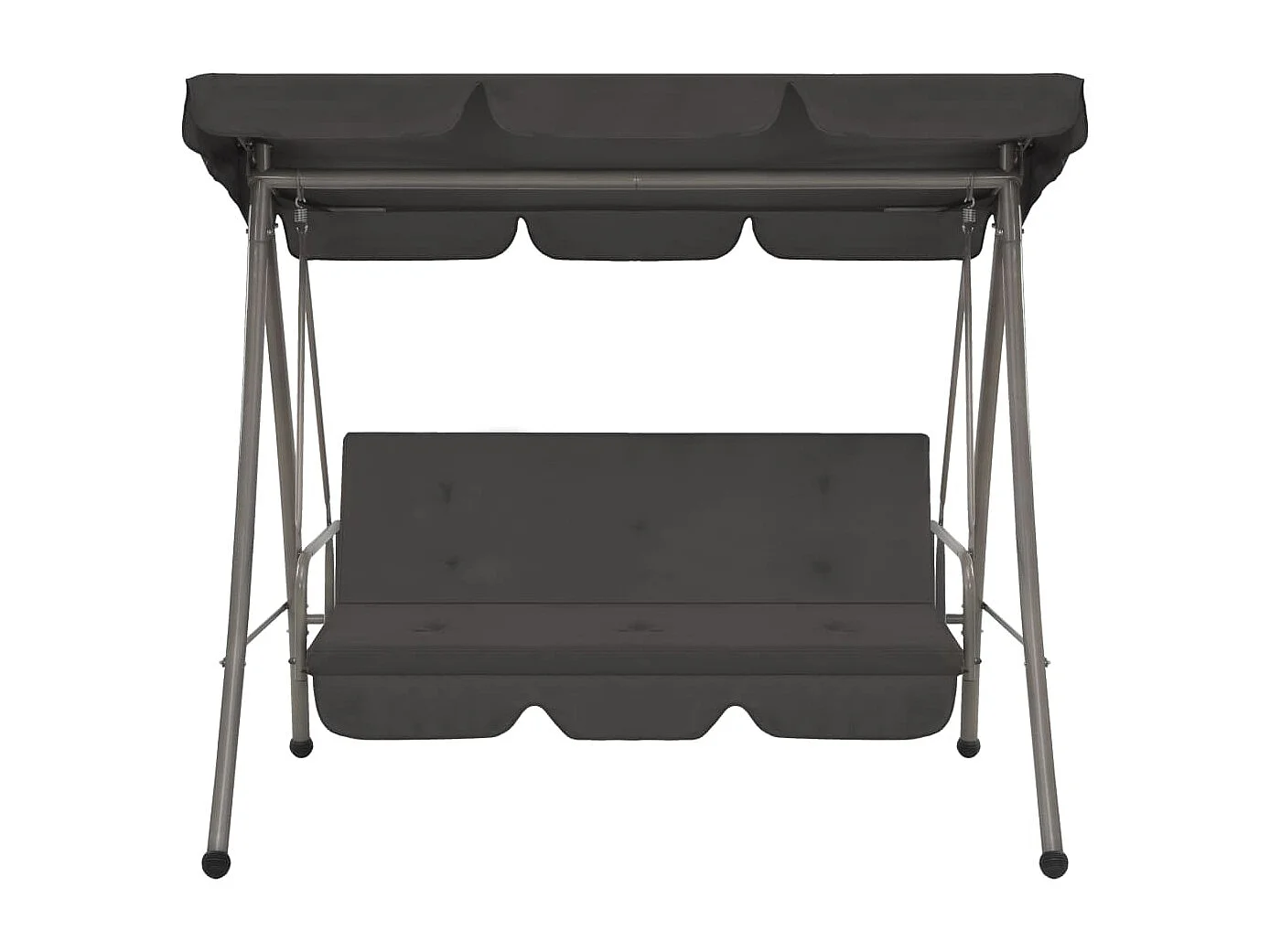 Balancelle de jardin avec auvent Anthracite 192x118x175 Acier