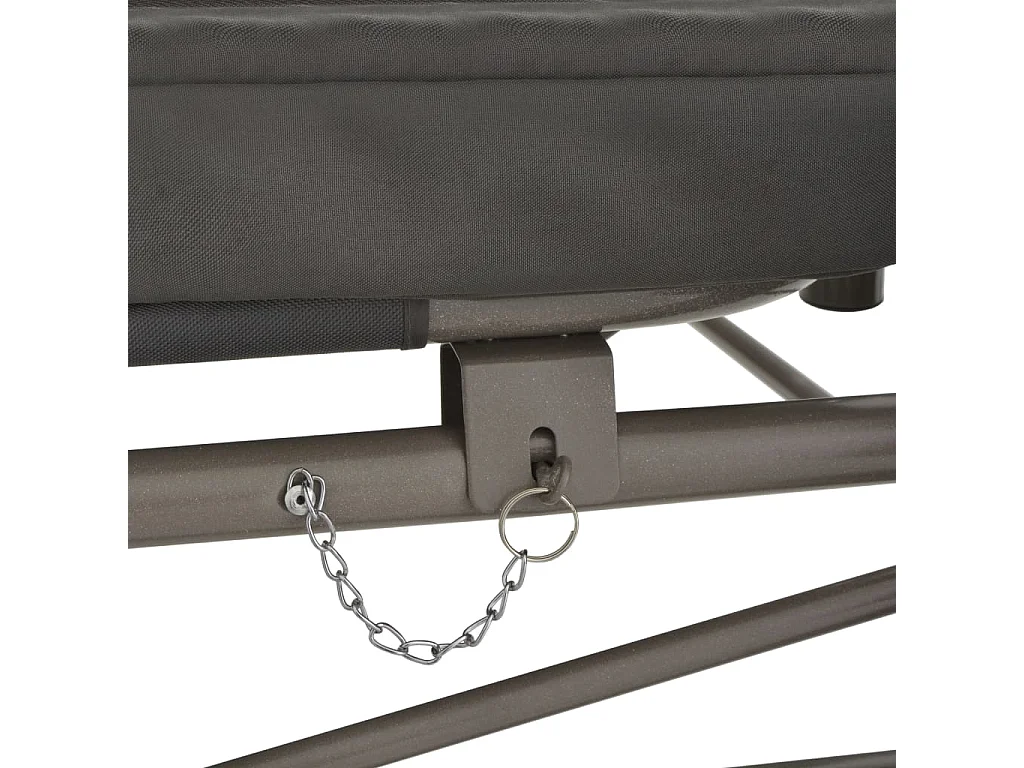 Balancelle convertible à auvent Anthracite 220x160x240 Acier